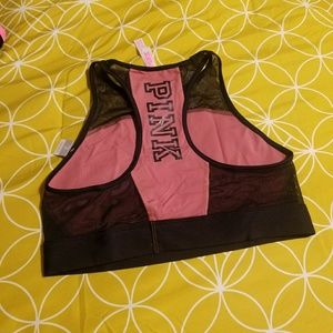 NEW PINK Crop/sports bra